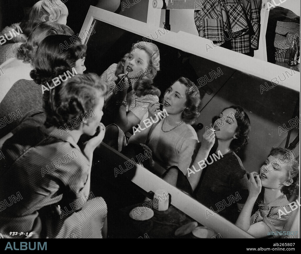 DIANA DORS, JANE HYLTON, NATASHA PARRY and PETULA CLARK in DANCE HALL, 1950, directed by CHARLES CRICHTON. Copyright EALING STUDIOS.