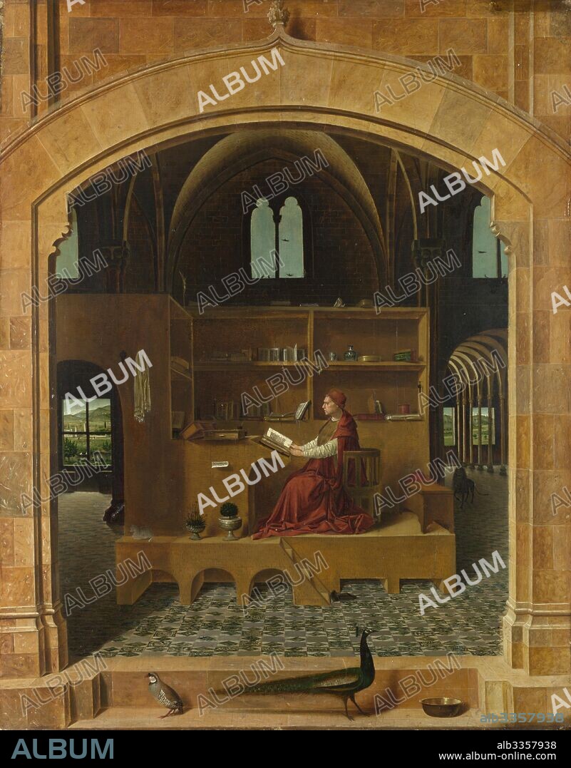 ANTONELLO DA MESSINA. Saint Jerome in his Study.
