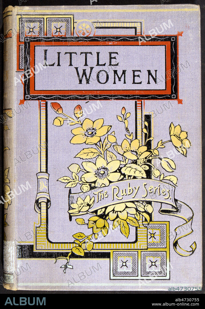 Couverture de l'ouvrage de Louisa May ALCOTT (1832-1888) 'Little women' (Les quatre filles du Dr Marsh), edition de 1930. Credit : JEAN VIGNE / KHARBINE-TAPABOR.