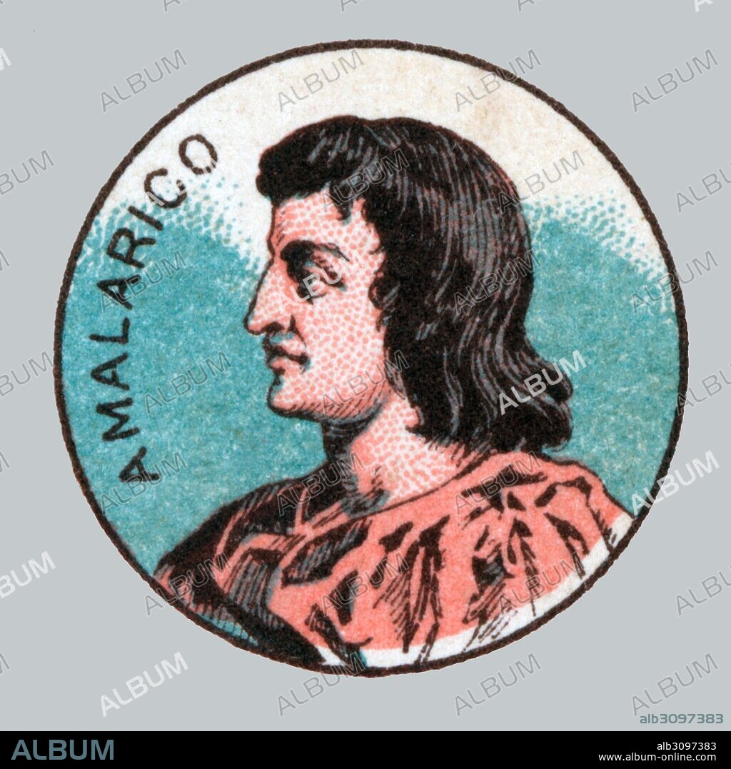 España. Edad media. Amalrico (500-531), rey de los visigodos del 511 al 531.
