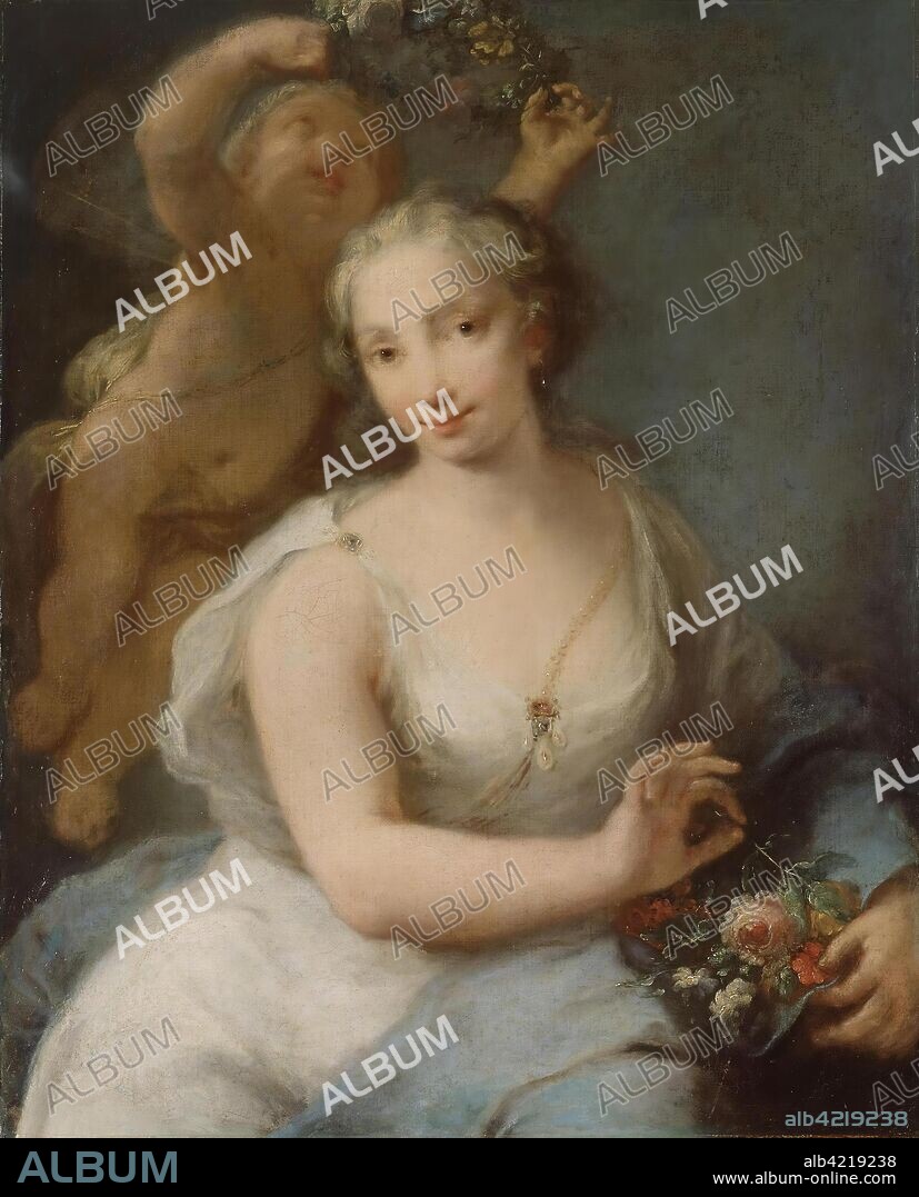 GIUSEPPE NOGARI. 'Spring'. Italy, Before 1757. Dimensions: 119x109 cm.