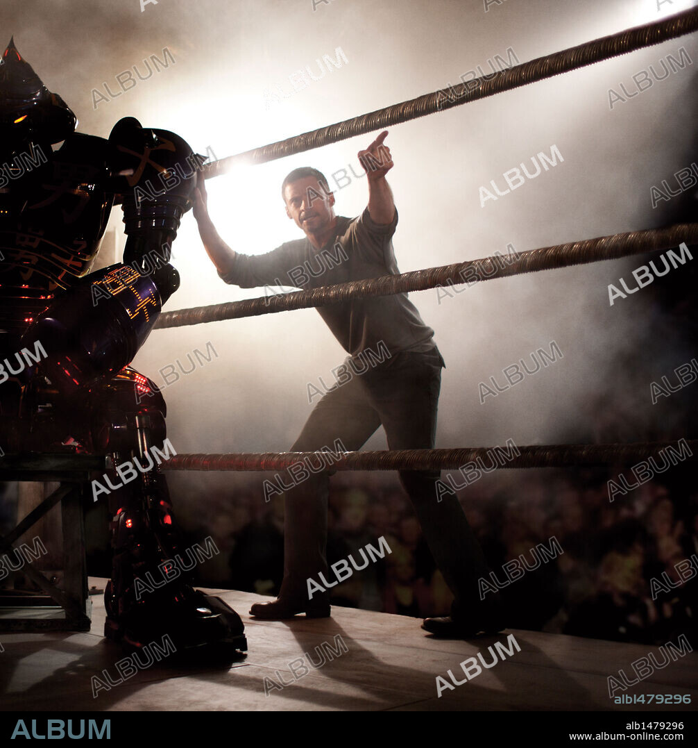 HUGH JACKMAN en ACERO PURO, 2011 (REAL STEEL), dirigida por SHAWN LEVY. Copyright DREAMWORKS SKG.