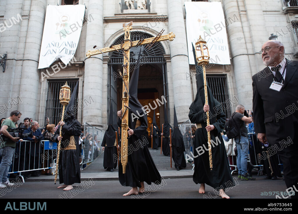 Madrid, 04/06/2023. Procession of Jesus of the Great Power and Macarena (Royal Collegiate Church of San Isidro). Photo: Isabel Permuy. Archdc.