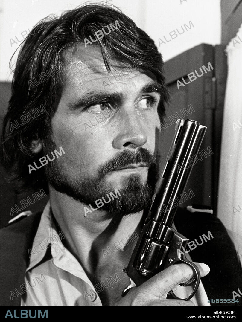 JAMES BROLIN in HIGH RISK, 1981, directed by STEWART RAFFILL. Copyright HEMDALE.