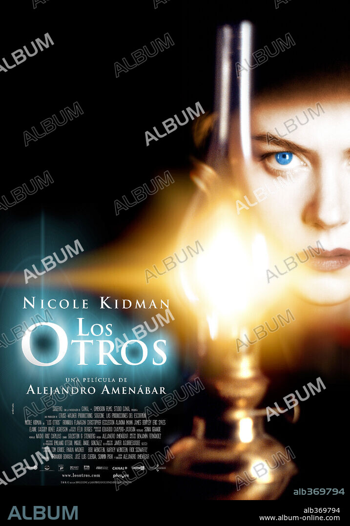 Poster de LOS OTROS, 2001 (THE OTHERS), dirigida por ALEJANDRO AMENABAR. Copyright DIMENSION FILMS.