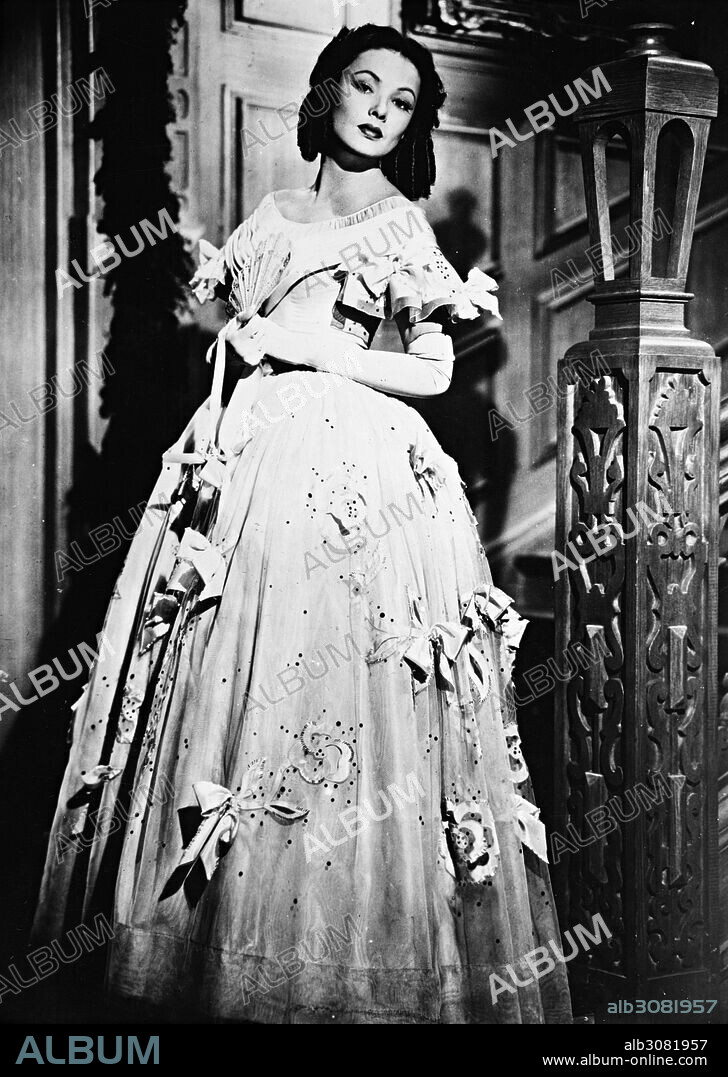 GENE TIERNEY en EL CASTILLO DE DRAGONWYCK, 1946 (DRAGONWYCK), dirigida por JOSEPH L. MANKIEWICZ. Copyright 20TH CENTURY FOX.