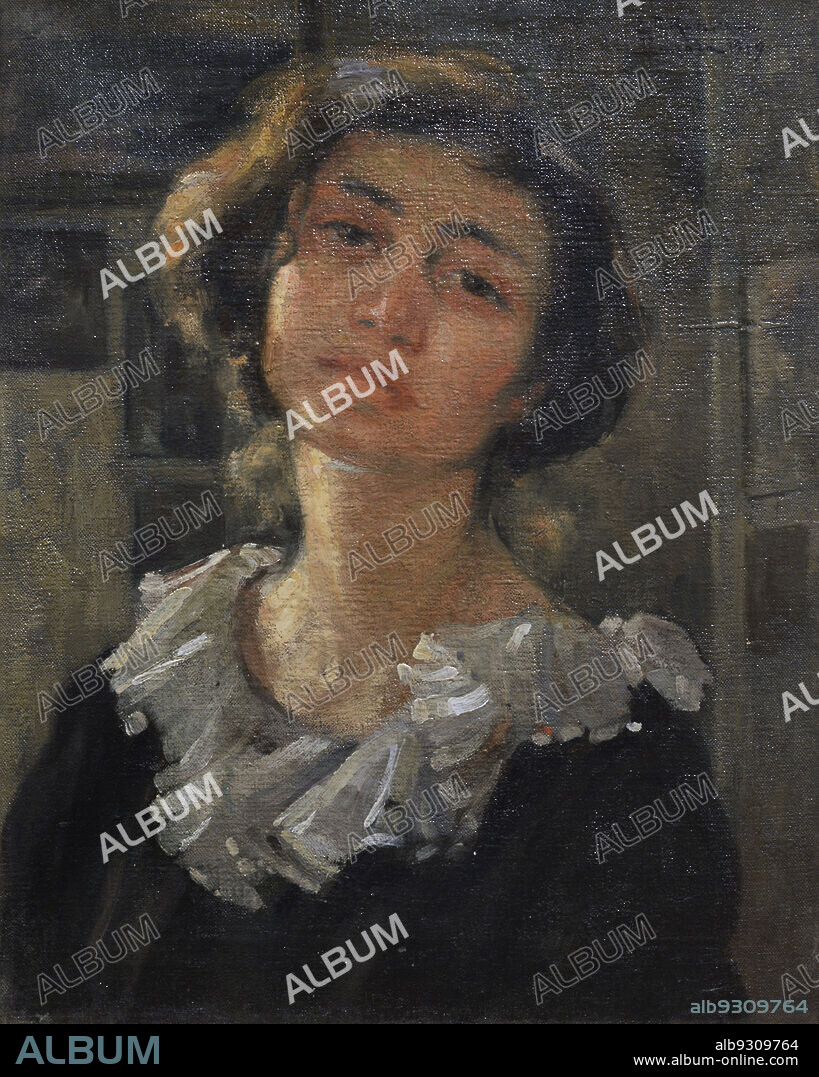 ELISAVETA KONSULOVA-VAZOVA (1881-1965). BULGARIAN PAINTER.. Elisaveta Konsulova-Vazova (1881-1965). Pintora búlgara. Autorretrato, 1919. Galería de Arte de Sofía. Bulgaria.