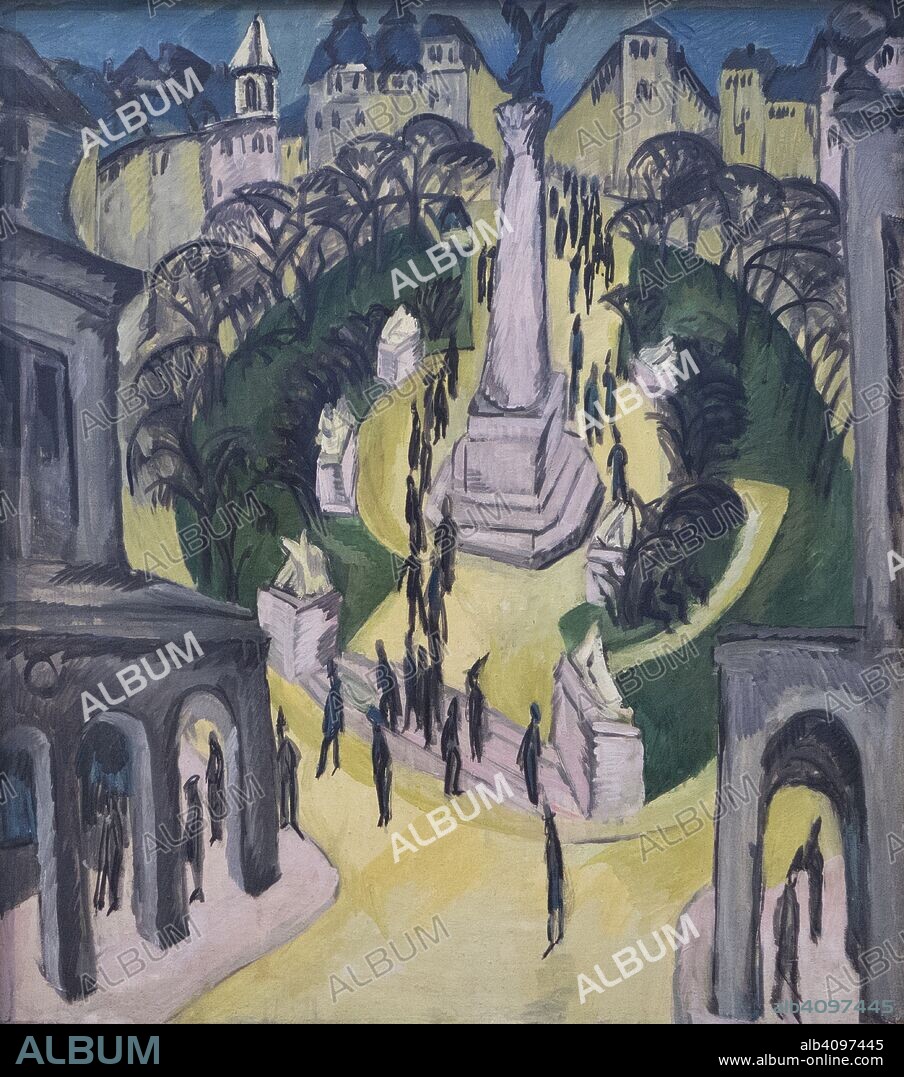 ERNST LUDWIG KIRCHNER. The Belle Alliance Square in Berlin.