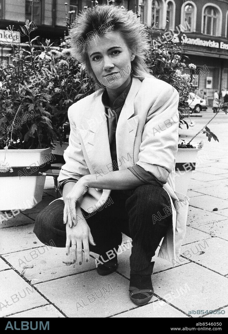 Marie Fredriksson 1984. (c) Leif Norell / Sydsvenskan /IBL Bildbyrå.