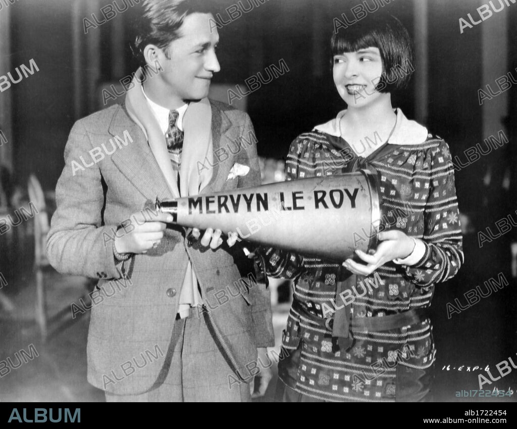 COLLEEN MOORE and MERVYN LEROY in OH KAY!, 1928, directed by MERVYN LEROY. Copyright FIRST NATIONAL PICTURES.