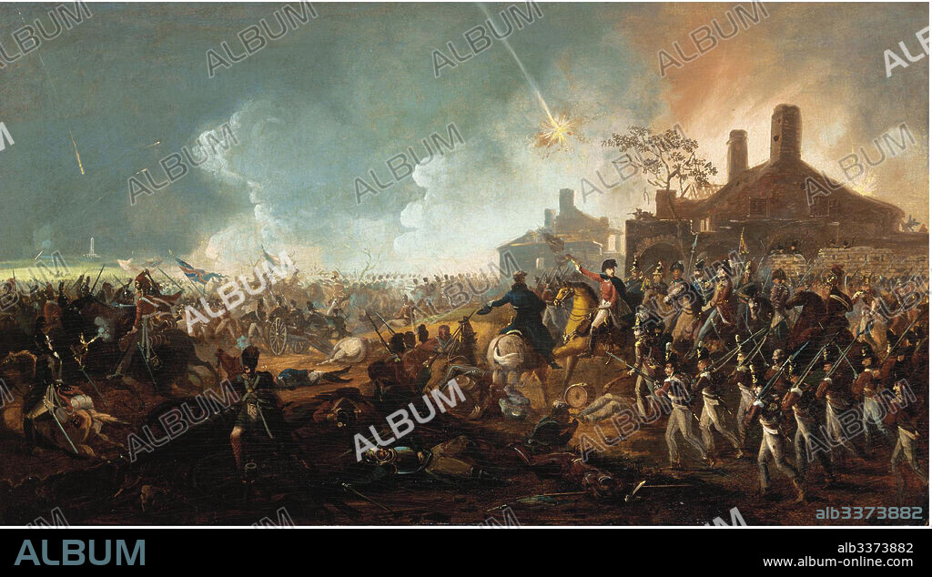 WILLIAM SADLER. The Duke of Wellington at la Haye Sainte. The Battle of Waterloo.