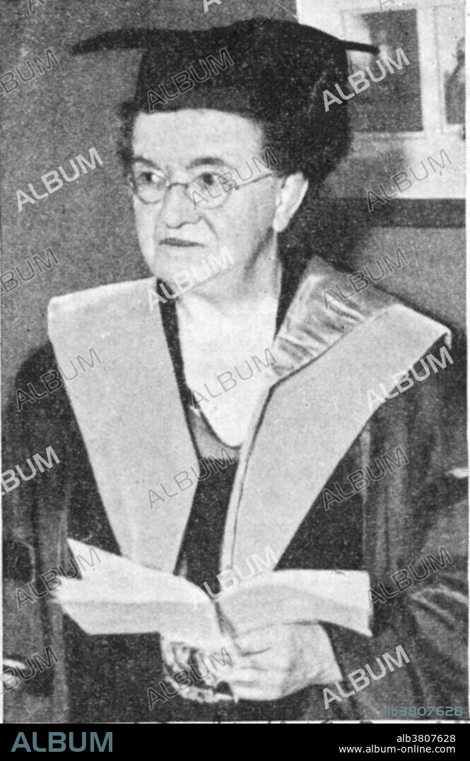 Florence R. Sabin (1871-1953), the first woman to be elected to the National Academy of Sciences and the first woman to hold a full professorship at Johns Hopkins School of Medicine.