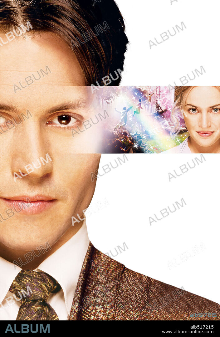 Poster de DESCUBRIENDO NUNCA JAMÁS, 2004 (FINDING NEVERLAND), dirigida por MARC FORSTER. Copyright MIRAMAX.