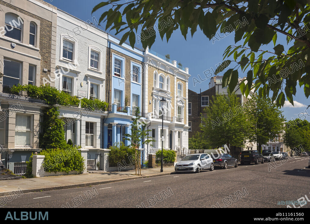 St. Lawrence Terrace, Ladbroke Grove, Kensington and Chelsea, London, England, United Kingdom, Europe.