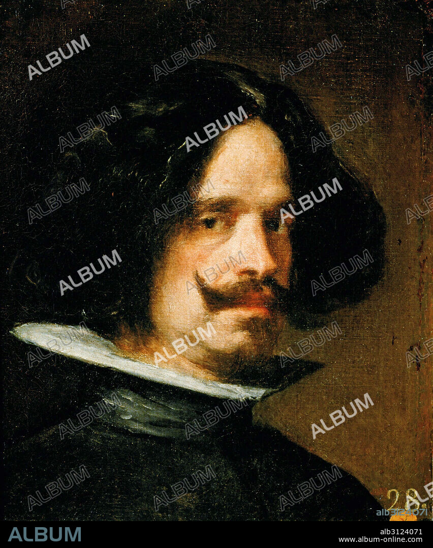 DIEGO VELÁZQUEZ. Diego Velázquez / 'Autorretrato', c. 1640, Óleo sobre lienzo, 46 x 38 cm.
