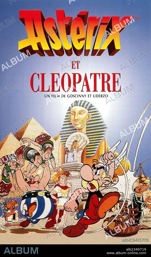 Poster de ASTÉRIX Y CLEOPATRA, 1968 (ASTERIX ET CLEOPATRA), dirigida por LEE PAYANT y RENE GOSCINNY. Copyright DARGAUD FILMS.