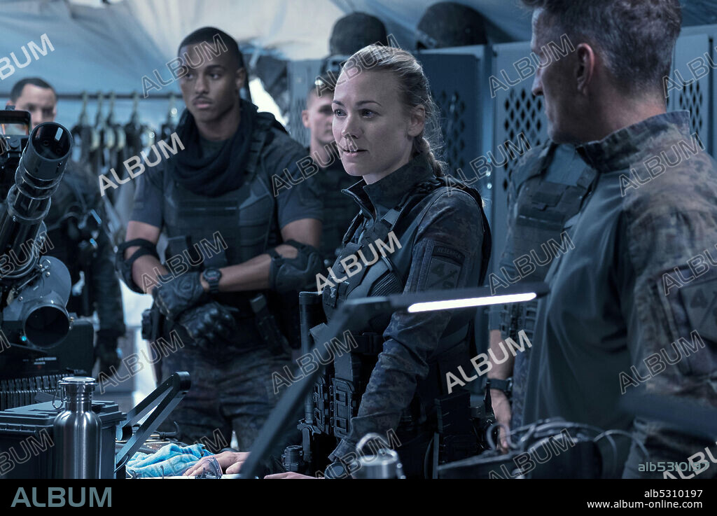 YVONNE STRAHOVSKI in THE TOMORROW WAR, 2021, directed by CHRIS MCKAY. Copyright Skydance Media.