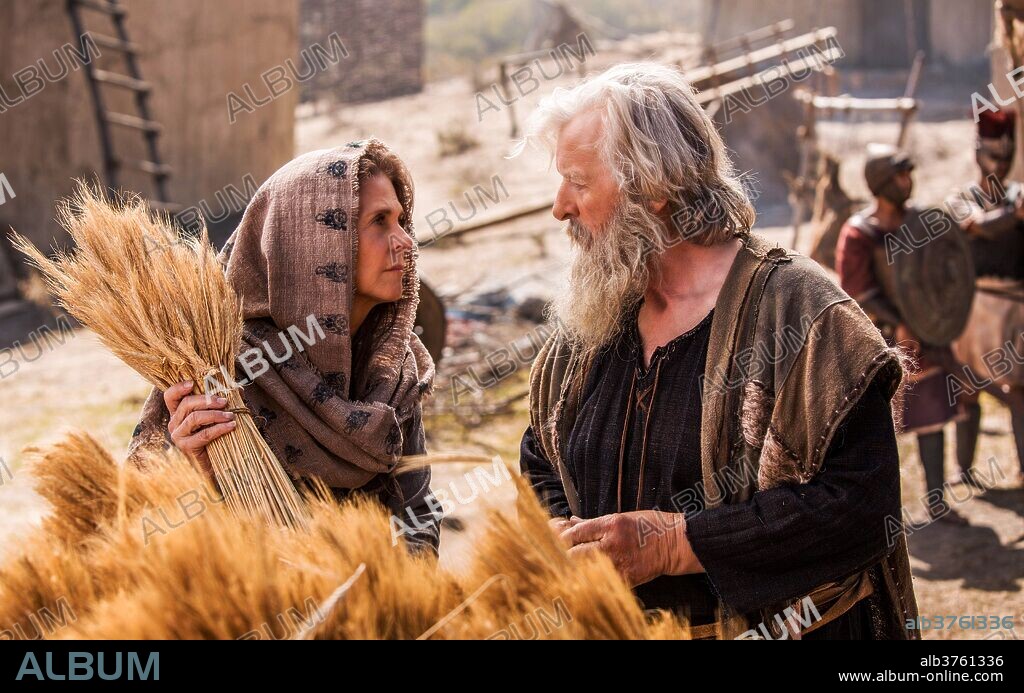 LINDSAY WAGNER y RUTGER HAUER en SANSÓN, 2018 (SAMSON), dirigida por BRUCE MACDONALD. Copyright Pure Flix Productions / Boomtown films.