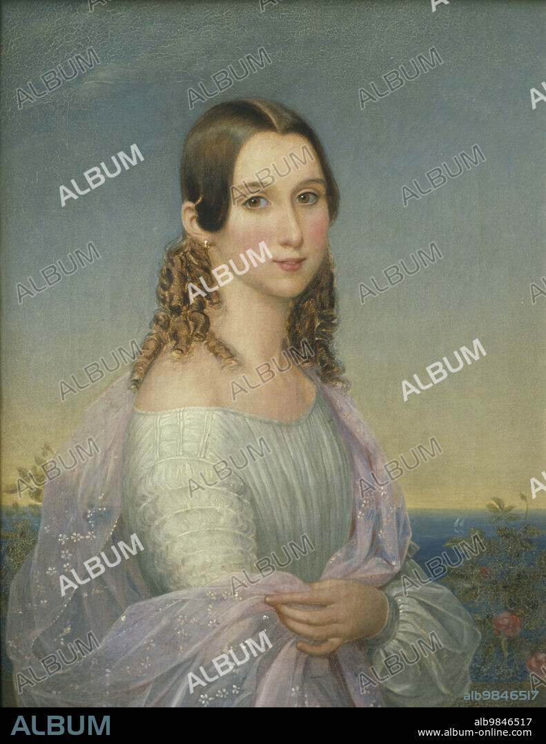 NILS JAKOB BLOMMER. Eugénie, 1830-1889, Princess of Sweden and Norway, 1846.
