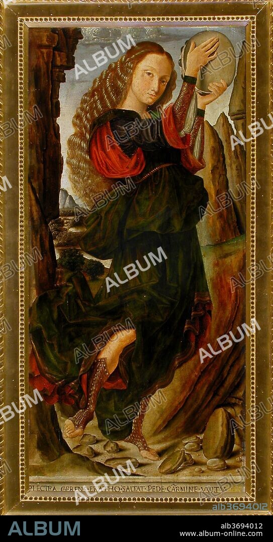 GIOVANNI SANTI. The Muse Erato.