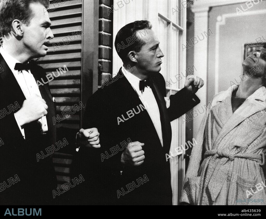 BING CROSBY und JOHN LUND in HIGH SOCIETY, 1956, unter der Regie von CHARLES WALTERS. Copyright M.G.M.
