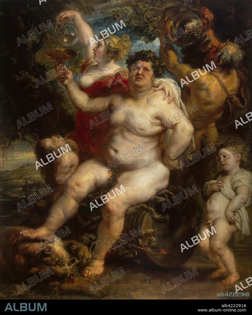 PETER PAUL RUBENS (PIETRO PAUOLO). 'Bacchus'. Flanders, Between 1638 and 1640. Dimensions: 191x161,3 cm.