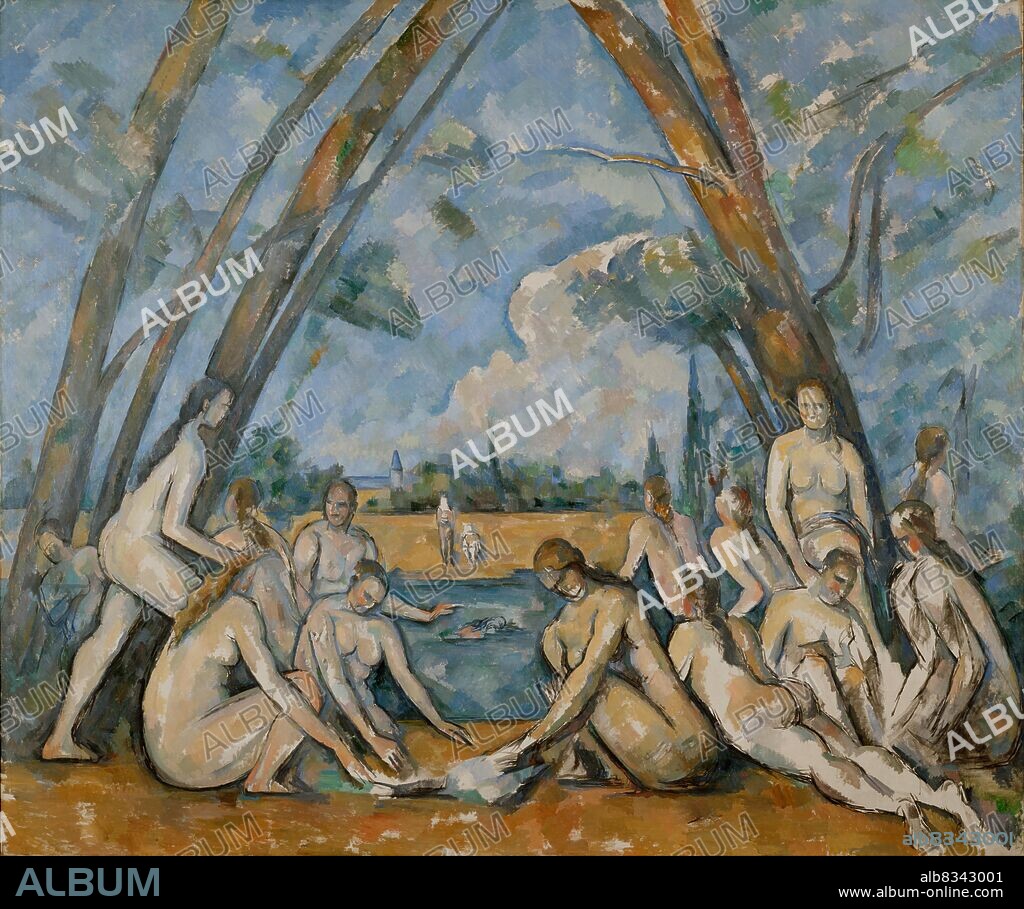 PAUL CÉZANNE. Les Grandes Baigneuses.