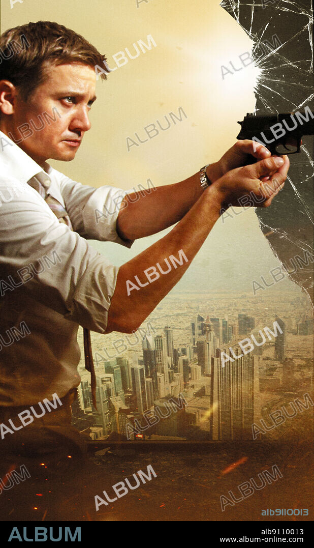 JEREMY RENNER en MISION: IMPOSIBLE-PROTOCOLO FANTASMA, 2011 (MISSION: IMPOSSIBLE-GHOST PROTOCOL), dirigida por BRAD BIRD. Copyright PARAMOUNT PICTURES.