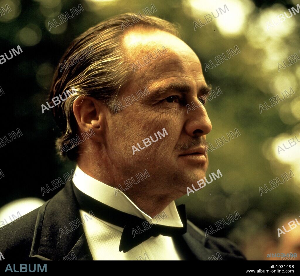 MARLON BRANDO in THE GODFATHER, 1972, unter der Regie von FRANCIS FORD COPPOLA. Copyright PARAMOUNT PICTURES.