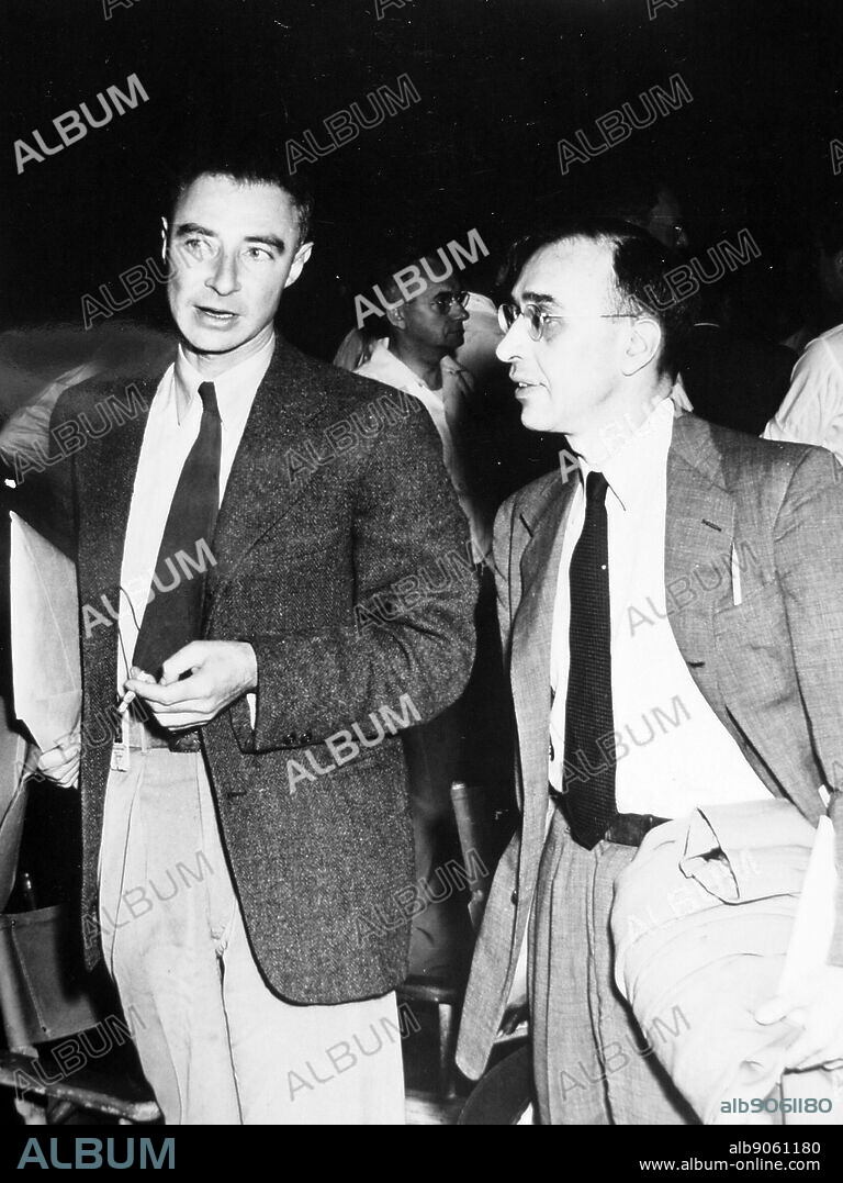 Physicists, J. Robert Oppenheimer and Gregory Breit.