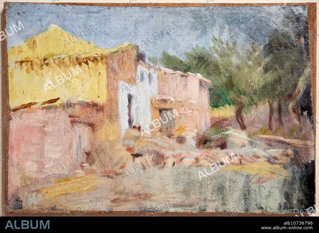 Quiquets farmhouse, 1898, Pablo Picasso (1881-1973), Museu Picasso Museum, Barcelona, Catalonia, Spain.