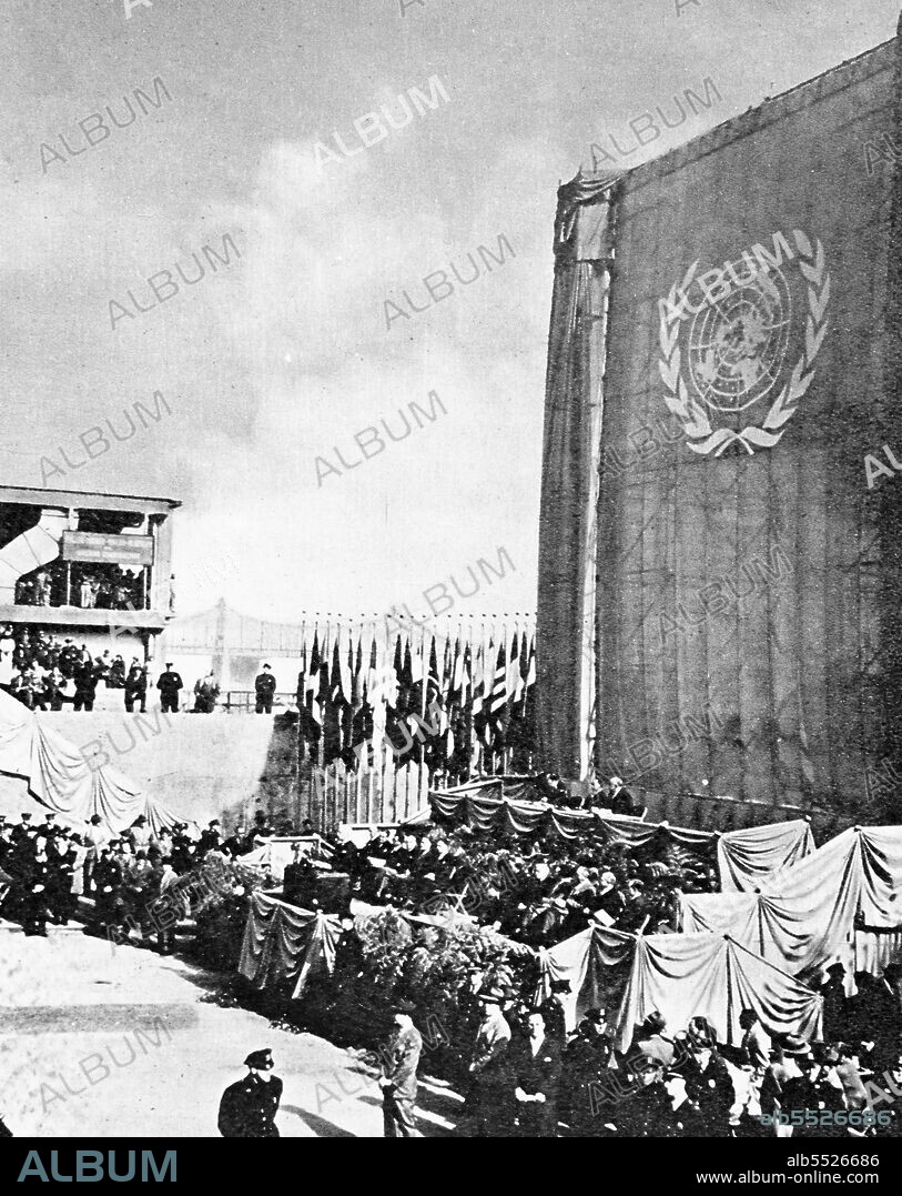 The United Nations Secretariat Building is a 505-foot (154 m) tall skyscraper and the centerpiece of the headquarters of the United Nations, in the Turtle Bay/East Midtown neighborhood of Manhattan in New York City. The groundbreaking ceremony for the Secretariat Building occurred on September 14, 1948.
