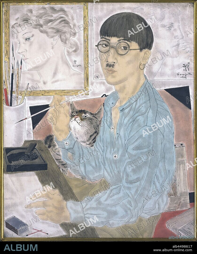 TSUGOUHARU FOUJITA. Self-Portrait.