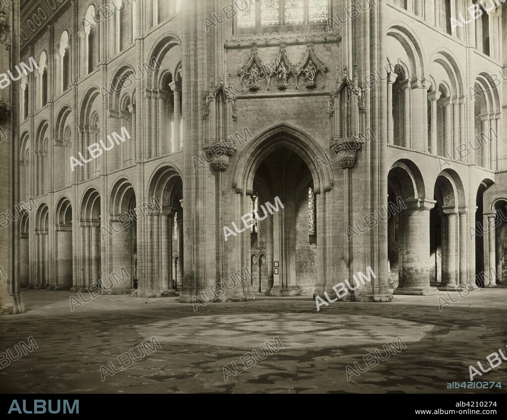 Ely Cathedral: Octagon into Nave and North Transept. Frederick H. Evans; English, 1853-1943. Date: 1886-1896. Dimensions: 8.2 × 8.2 cm. Lantern slide. Origin: England.