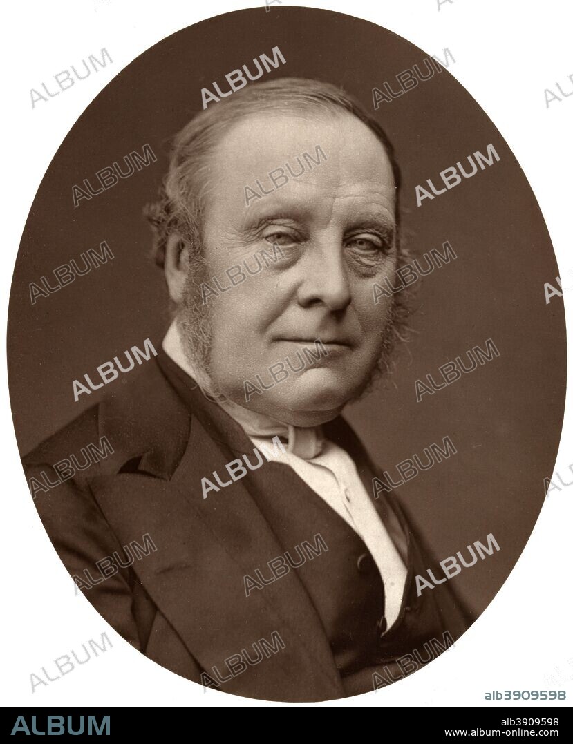 Right Hon Lord Redesdale, Chairman of Committees of the House of Lords, 1876. From Men of Mark: a gallery of contemporary portraits of men distinguished in the Senate, the Church, in science, literature and art, the army, navy, law, medicine, etc. Photographed from life by Lock and Whitfield, with brief biographical notices by Thompson Cooper. (London, 1876-1883).