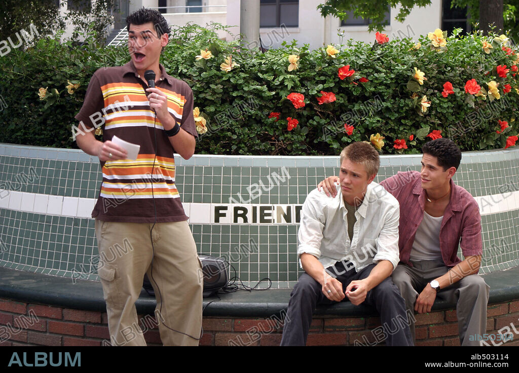 BRAD BUFANDA, CHAD MICHAEL MURRAY and JD PARDO in A CINDERELLA STORY, 2004, directed by MARK ROSMAN. Copyright WARNER BROS. PICTURES / BATZDORFF, RON.
