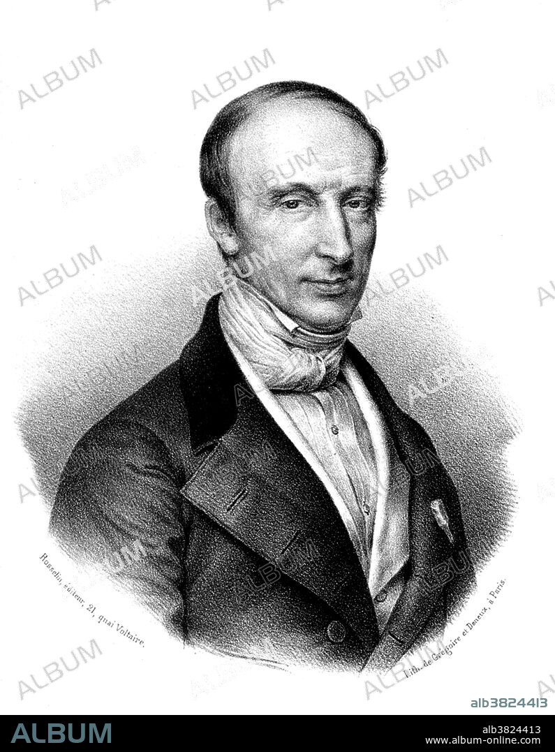 Cauchy around 1840. Lithograph by Belliard after a painting by Roller. Augustin-Louis Cauchy (August 21, 1789 - May 23, 1857) was a French mathematician who was an early pioneer of analysis. He started the project of formulating and proving the theorems of infinitesimal calculus, rejecting the heuristic principle of the generality of algebra exploited by earlier authors. He defined continuity in terms of infinitesimals and gave several important theorems in complex analysis and initiated the study of permutation groups in abstract algebra. He exercised a great influence over his contemporaries and successors. His writings cover the entire range of mathematics and mathematical physics. There are sixteen concepts and theorems named for him. He was a prolific writer who wrote over eight hundred research articles and five complete textbooks. He was a devout Roman Catholic, strict Bourbon royalist, and a close associate of the Jesuit order. He died in 1857 at the age of 67. His name is one of the 72 names inscribed on the Eiffel Tower.