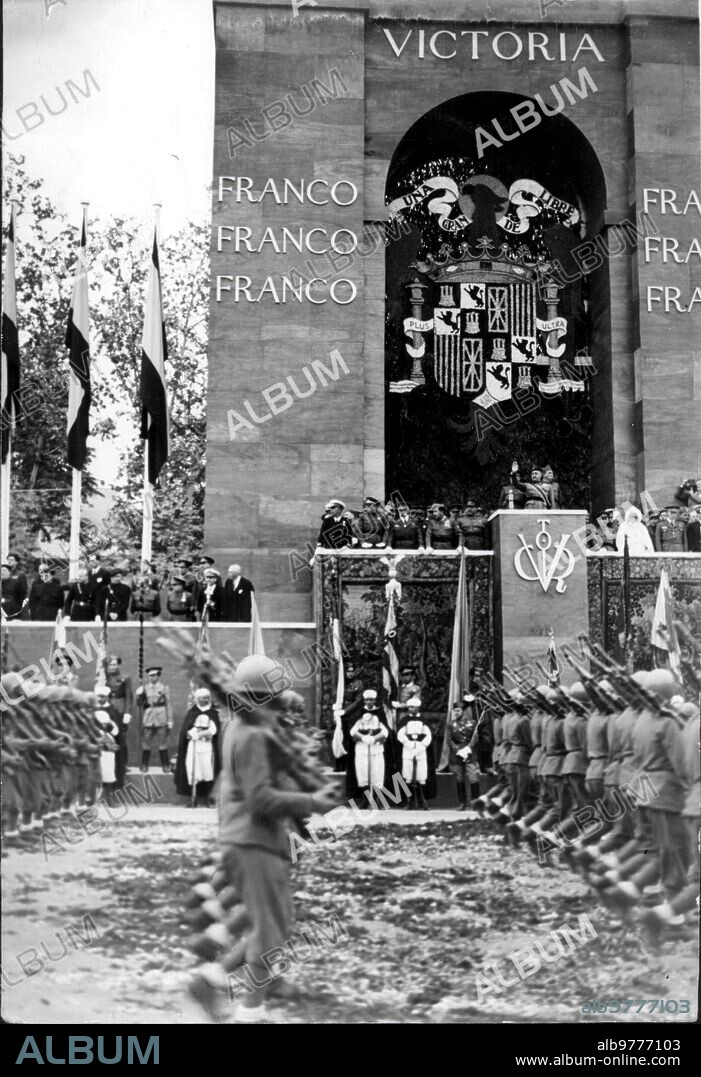 May 18, 1939. The victory parade in Madrid.