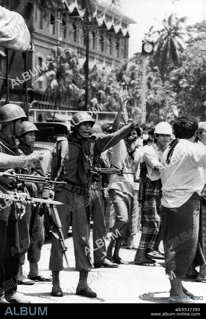 The 8888 Nationwide Popular Pro-Democracy Protests (also known as the People Power Uprising) were a series of marches, demonstrations, protests, and riots in the Socialist Republic of the Union of Burma (today commonly known as Burma or Myanmar). Key events occurred on 8 August 1988, and therefore it is known as the 8888 Uprising.