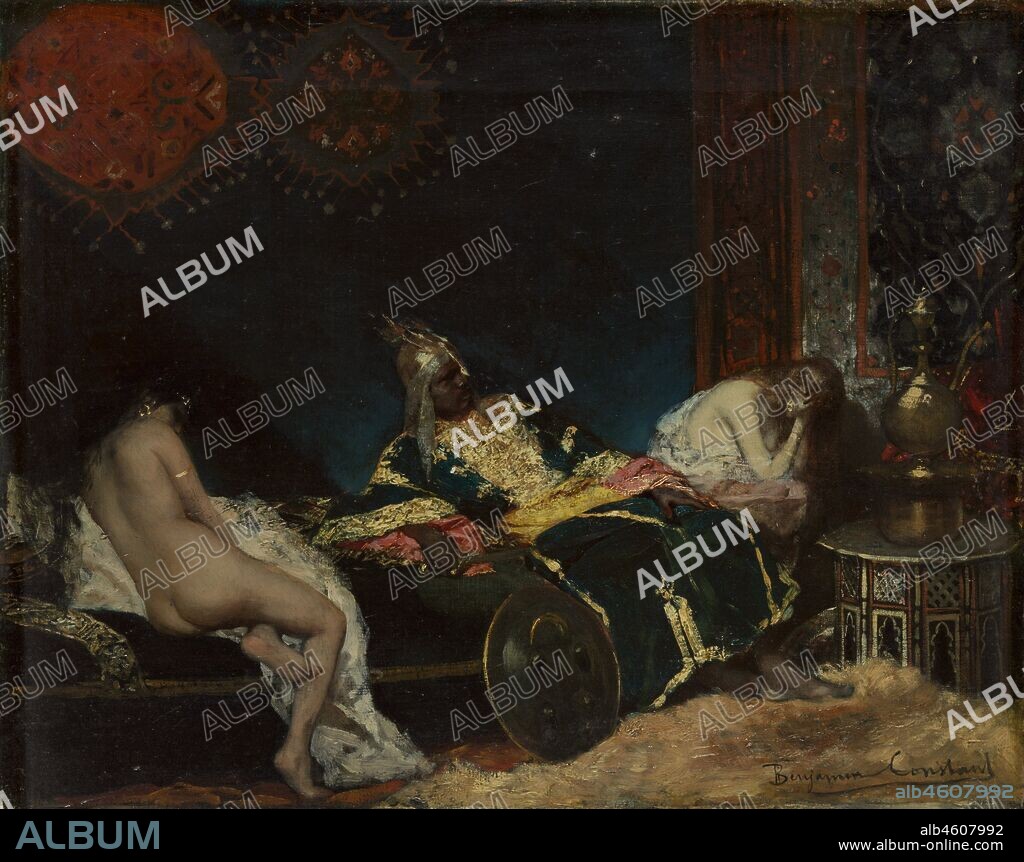 JEAN JOSEPH BENJAMIN CONSTANT. The Serbian Concubine (Un Envoi de Serbie), 1876.