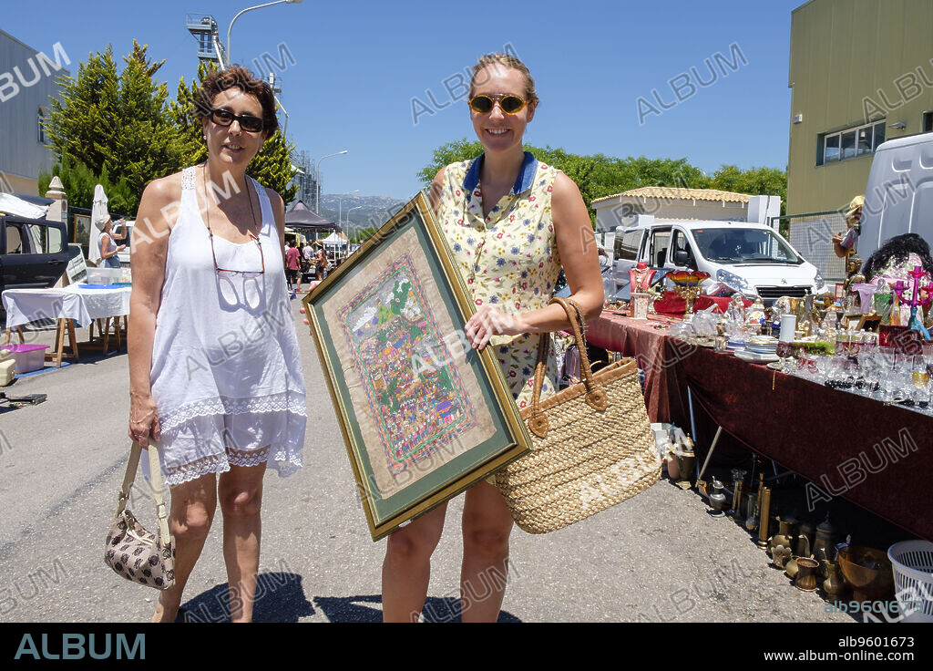 mercadillo de segunda mano y antigüedades, Consell, Raiguer, Mallorca, balearic islands, spain, europe.