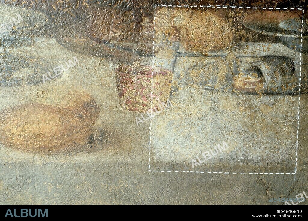 Restoration of the Last Supper of Leonardo da Vinci, Santa Maria delle Grazie, Milan.