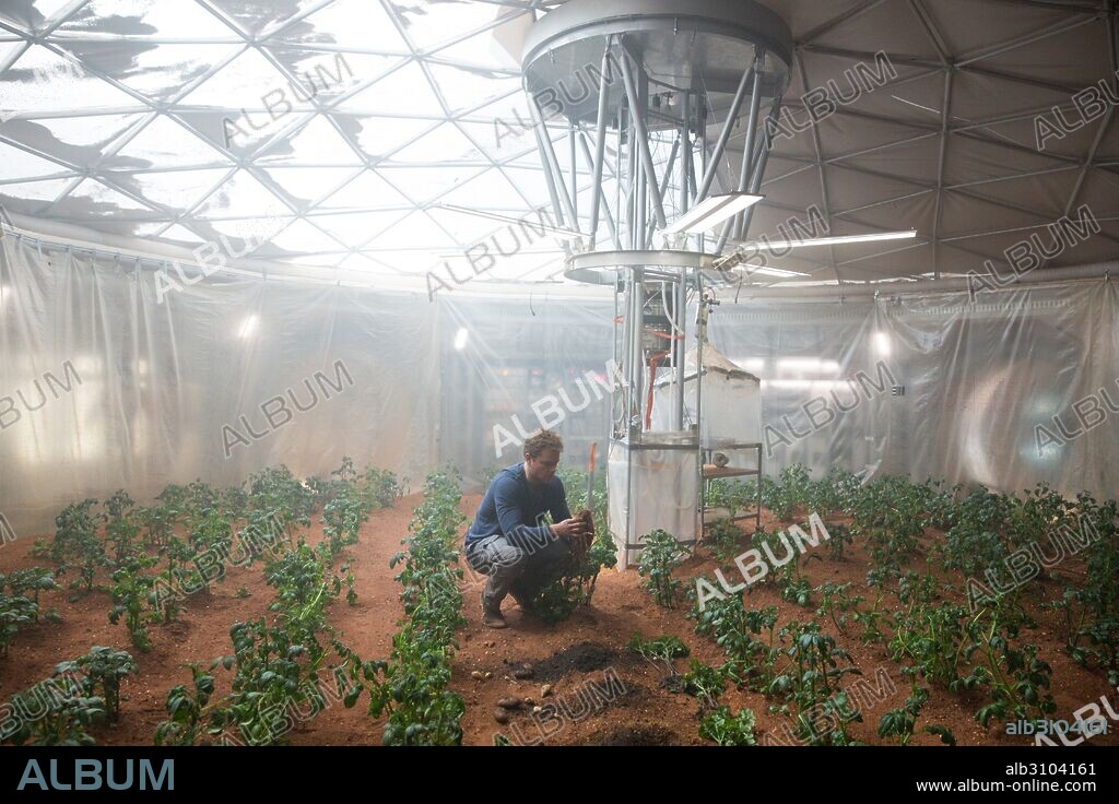 MATT DAMON en MARTE, 2015 (THE MARTIAN), dirigida por RIDLEY SCOTT. Copyright GENRE FILMS/INTERNATIONAL TRADERS/MID ATLACTIC FILD/20TH CEN.