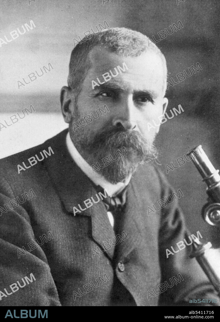 Pierre Paul Emile Roux (1853-1933) was a French physician, bacteriologist and immunologist who was one of the closest collaborators of Louis Pasteur, a co-founder of the Pasteur Institute and discoverer of the anti-diphtheria serum, the first effective therapy for this disease. Roux dedicated himself to investigations on the microbiology and practical immunology of tetanus, tuberculosis, syphilis, and pneumonia.