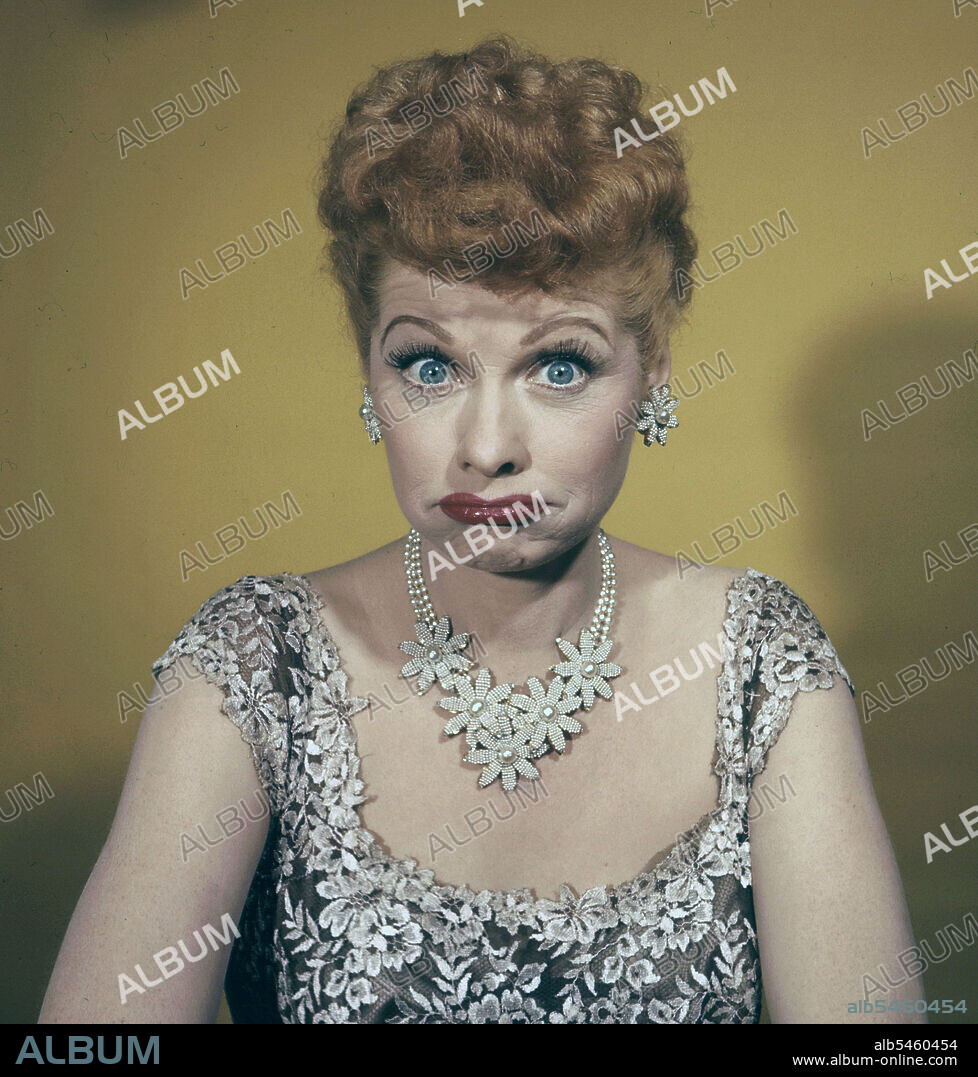 LUCILLE BALL in I LOVE LUCY, 1951. Copyright CBS-TV.