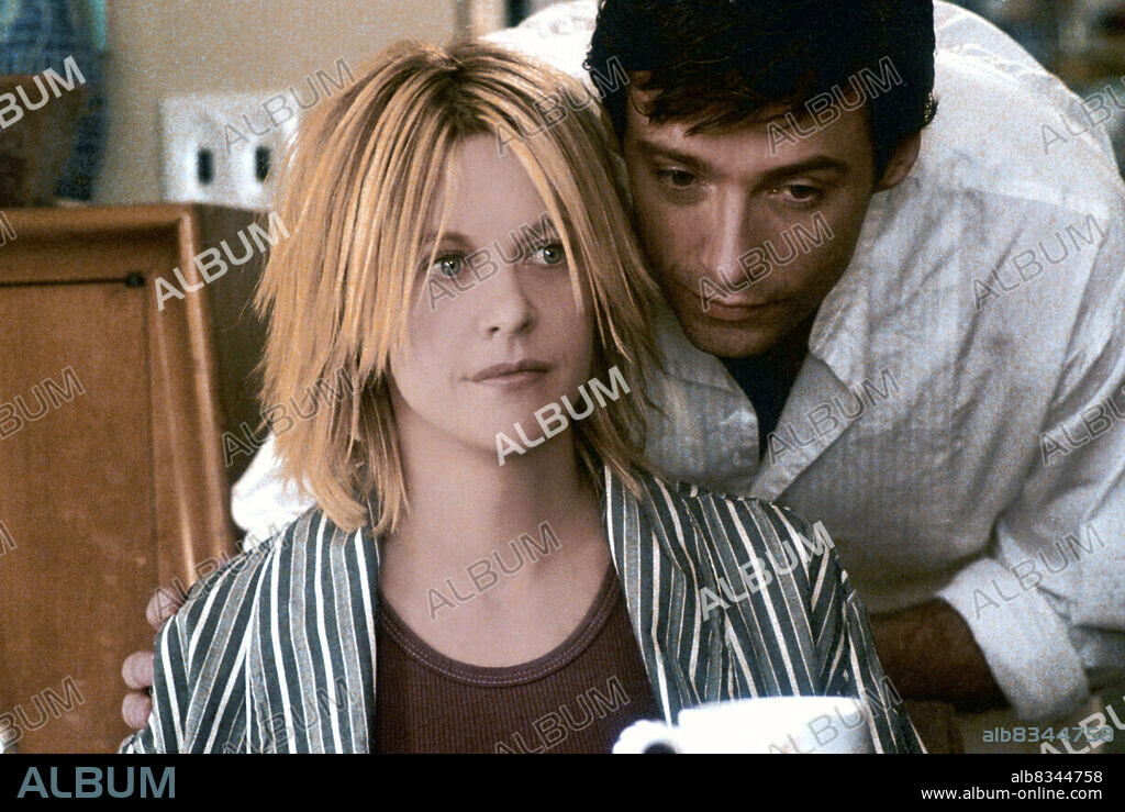 HUGH JACKMAN and MEG RYAN in KATE & LEOPOLD, 2001, directed by JAMES MANGOLD. Copyright MIRAMAX.