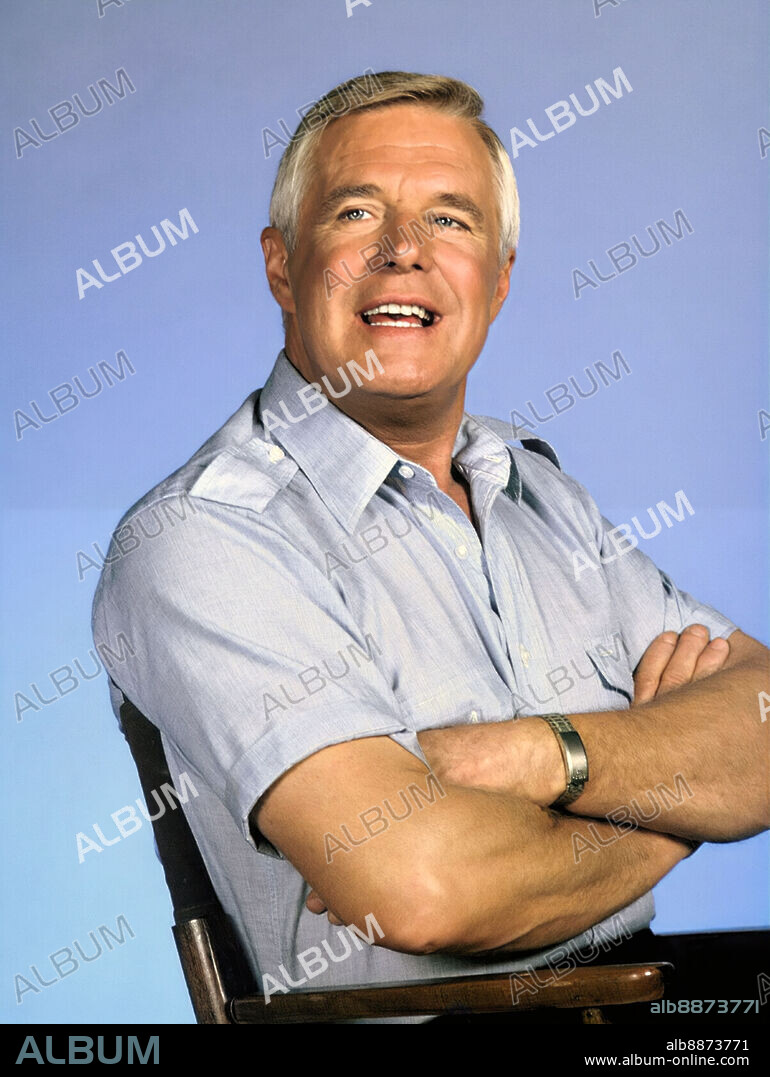 GEORGE PEPPARD en EL EQUIPO A, 1983 (THE A-TEAM), dirigida por FRANK LUPO y STEPHEN J. CANNELL. Copyright STEPHEN J. CANNELL PRODUCTIONS/UNIVERSAL TV.