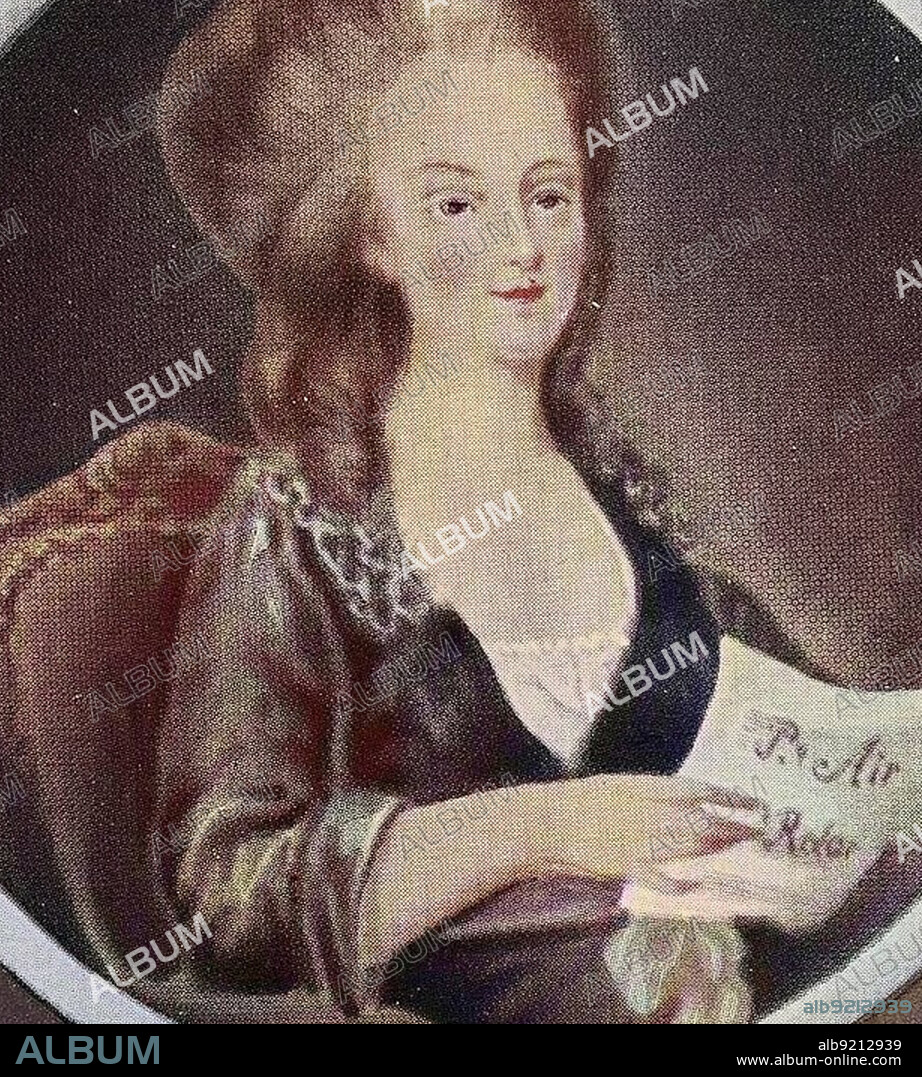 Marie Antoinette, née Maria Antonia Josepha Johanna, 1755-1793, was the last queen of France in front of the French Revolution, Historical, digital reproduction of a 19th century original, original date unknown