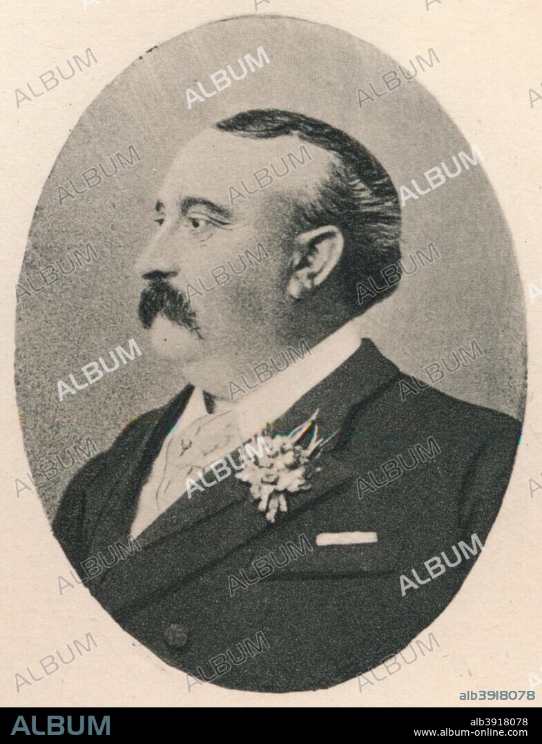 'Ed. Lloyd.', 1895. Edward Lloyd (1845-1927), British tenor singer. From The Musical Educator, Volume II by John Greig, M.A., Mus. Doc. [T. C. & E. C. Jack, Edinburgh, 1895.].