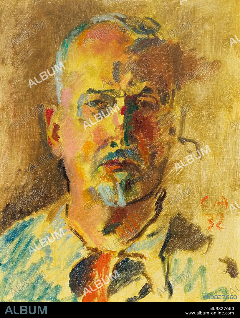 CUNO AMIET. Self-portrait.